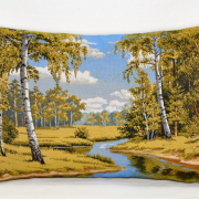  50x32 - Берёзы у воды