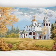 Наволочка гобеленовая 45x63 - Дорога к xраму
