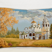 Наволочка гобеленовая 55x32 - Дорога к xраму