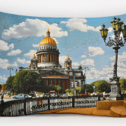 Наволочка гобеленовая 50x32 - СПБ Исаакиевский собор 2